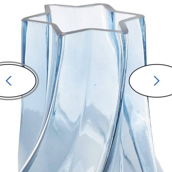 Grayson Lane 12.5" Blue Glass Vase - Good Used Condition! - Picture 6 of 8